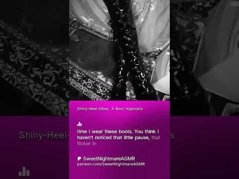 Shiny-Heel-Obey │ Patreon Teaser │ #brainwashing  #hypno  #hypnosis