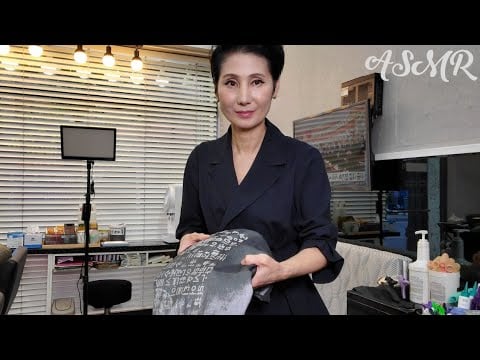 미용실ASMR   뿌리 볼륨펌 하는방법?   Shampoo   root volume perm/Korean beauty salon