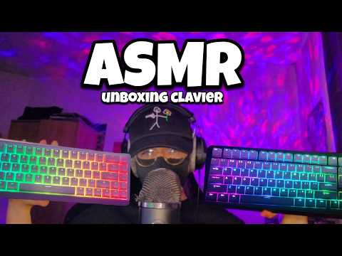 ASMR Français • JE TE DÉTEND AVEC MES NOUVEAUX CLAVIERS MÉCANIQUES SATISFAISANTS ! 😴 (UNBOXING)