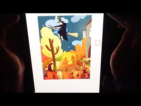 😴pad ASMR 💗Play together before bed🎃Halloween art puzzle--relax and heal--Chinese-whisper-click (3)