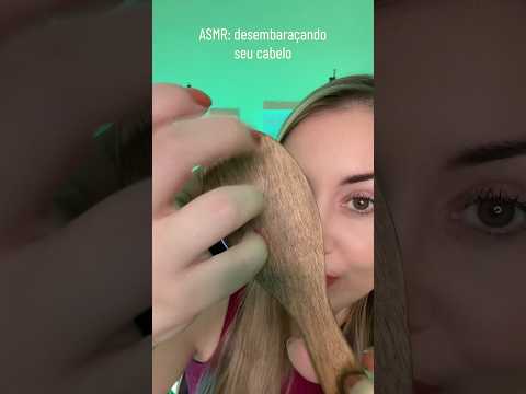 ASMR Atenção Pessoal: Desembaraçando seu cabelo [sons de escova]