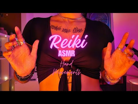 Reiki ASMR hypnotic hand movements l finger fluttering l no talking l tingles