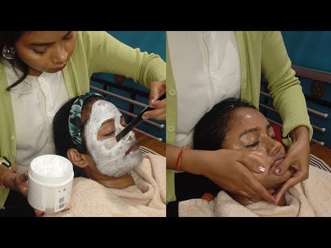 Soft Face Clean-Up & Relaxing Massage 💆‍♀️✨ Gentle Care for Glowing Skin