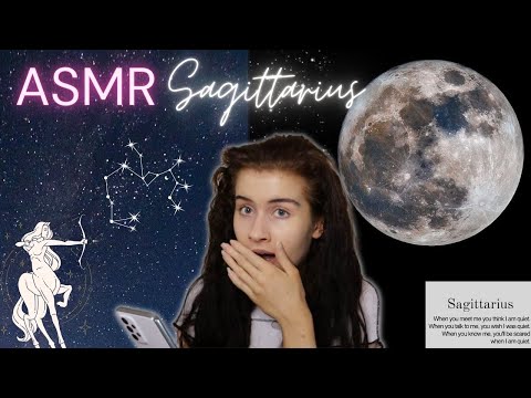 ASMR reading FACTS about MY zodiac sign SAGITTARIUS ♐ 🏹 | soft spoken astrology ramble