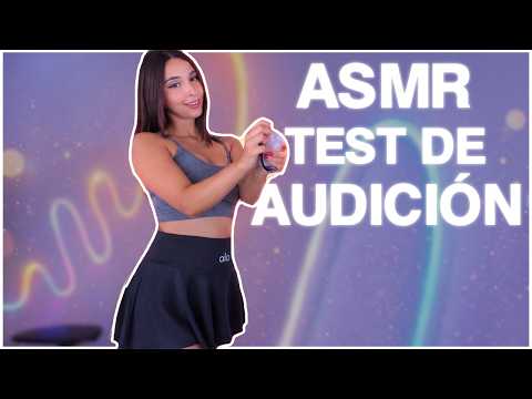ASMR TEST DE AUDICIÓN 👂 ¿Qué sonidos puedes escuchar?