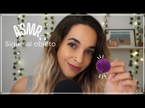 ASMR sigue al objeto  [sonidos de boca y susurros en Español] 🌙