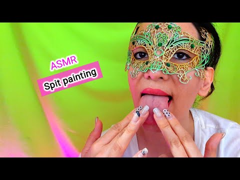 ASMR Spit Painting Role-play: Immersive Personal Attention | spit painting Asmr