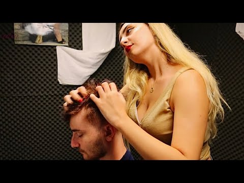 [ASMR BARBER] HEAD & EAR TOOL MASSAGE 🦋 ANGELIC TOUCH FROM ''ECE''