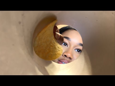 ASMR POV You’re The Last Pringle in The Can 🫙 ASMR Visual Triggers | Scratching and Tapping Sounds