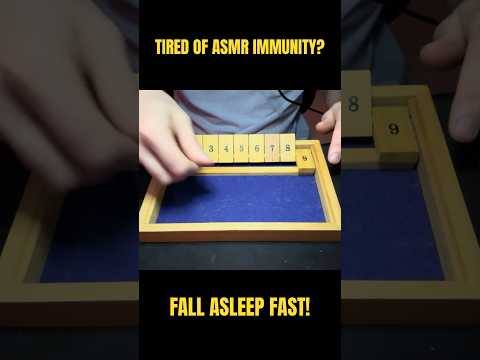 shut the box asmr 😴💤 | tingles for people with asmr immunity #asmr #asmrshorts #asmrsounds