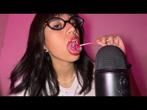 ASMR con paleta 🍒
