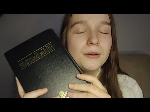 ASMR LEITURA BÍBLICA PARA RELAXAR E SE SENTIR CONFORTAVEL NA PRESENÇA DE DEUS