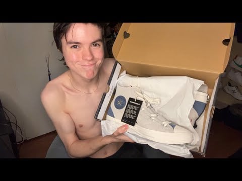 ASMR - Sasuke & Kakashi Converse Unboxing/Showcase