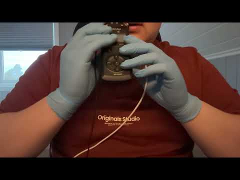 EXTREMELY Close-Up ASMR Mouth Sounds + Latex Gloves (Tascam)