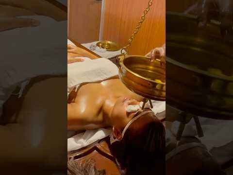 The Most Relaxing Oil Drip Massage in India | Shirodhara ASMR