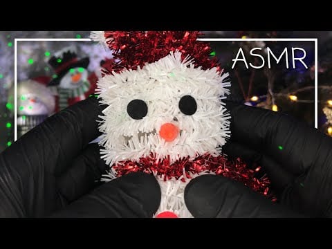 ASMR 1 Hour Snowman Christmas Crinkles!! ☃️ (No Talking)