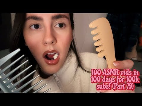 ASMR- Removing your lice while chewing gum🪳