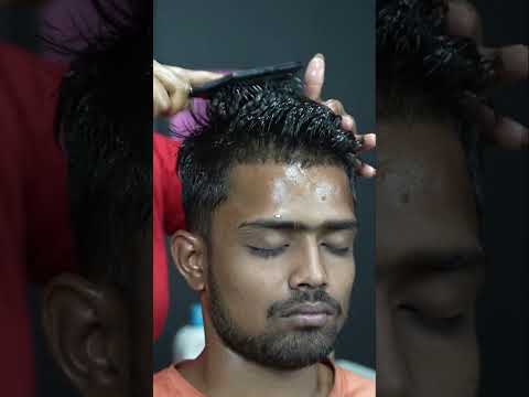 She Doing Neck Crack For 1st Time | Barber Girl Chaitali Doing ASMR Comb Massage #shorts