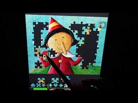 😴ipad ASMR Let's go Play puzzles with me🧩, Chinese-whisper-click puzzle