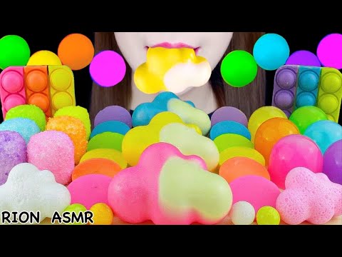 【ASMR】FROZEN CHOCOLATE PARTY💗 PUSH POP CHOCOLATE,CLOUD CHOCOLATE  MUKBANG 먹방 EATING SOUNDS￼