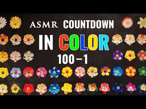 ASMR Slow Countdown for Sleep | in Color | Deep Voice Soft Spoken | Majblomman