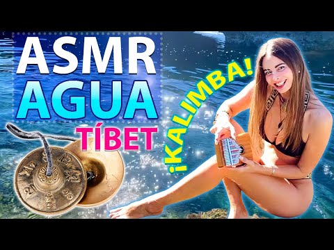 🌙🌊ASMR SONIDOS DE AGUA | MAR | KALIMBA | TIBET |ASMR ESPAÑOL🎵💖