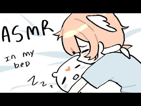 in my bed ASMR cuddles ok...