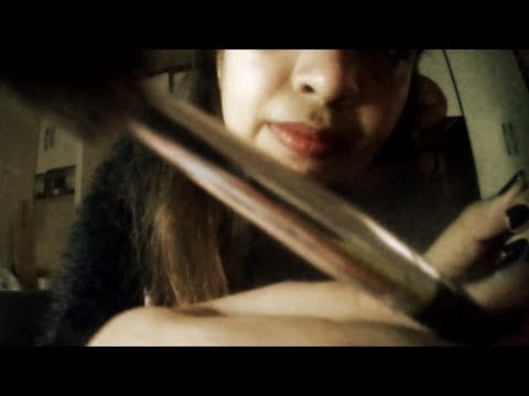 ASMR CASEIRO te maquiando no conforto da sua cama por que está muito frio ❄☔🧣