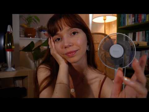 ASMR avec mon ventilo en fond, bruit blanc pour passer ta meilleure nuit 🌙