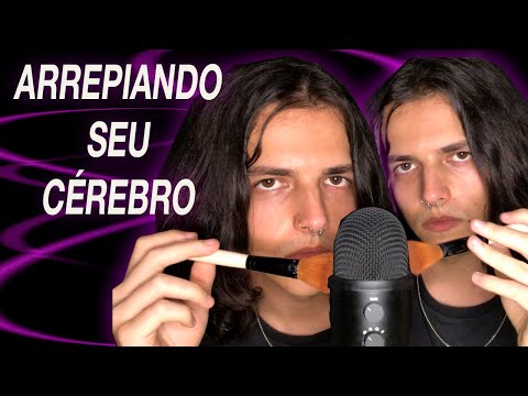 ASMR ARREPIANDO SEU CÉREBRO / MASSAGING YOUR BRAIN 🧠