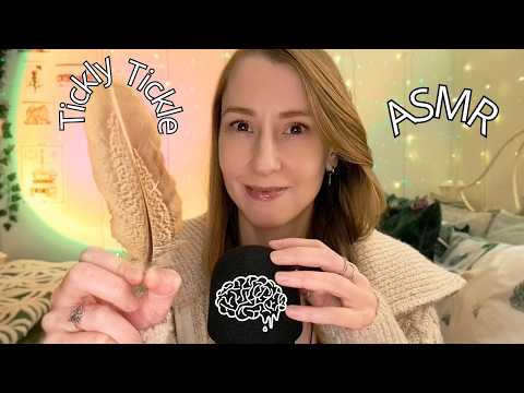 ASMR | Tickle & Scratch | Tickling Your BRAIN & Scratching the Tickle 🪶🤭| Mic Tapping & Scratching