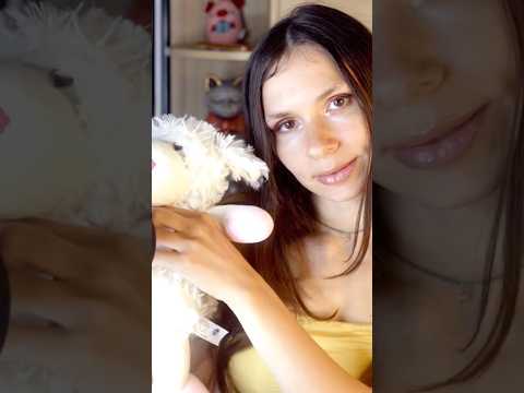 Scratching on fluffy toy to calm your brain