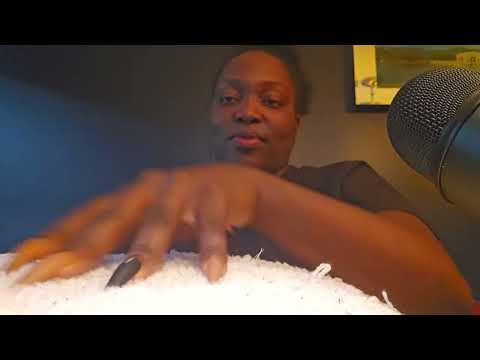 ASMR| Pillow Scratching With Long Nails| Hand Movements & Sounds