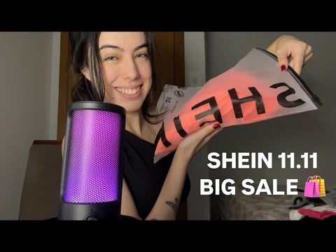 ASMR- RECEBIDOS DA SHEIN! (com cupom de desconto) SHEIN 11.11