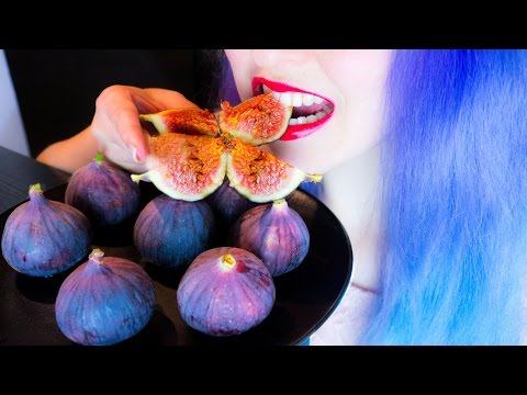 ASMR: Super Crunchy & Fresh Figs | Opening & Eating ~ Relaxing Eating Sounds [No Talking | Vegan] 😻