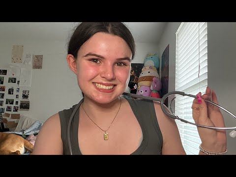 ASMR nurse check-up roleplay 👩‍⚕️🩻🩺