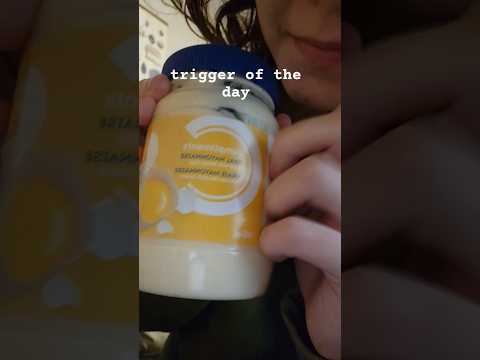 mayonnaise jar :D #lofiasmr #asmrshorts #asmrtriggers #triggeroftheday