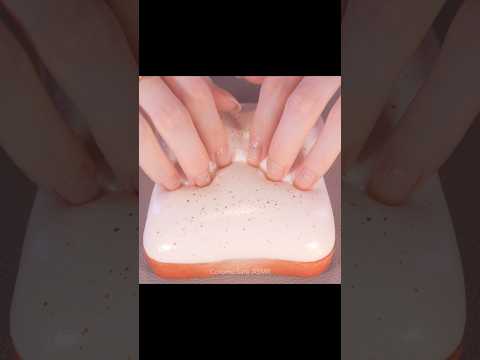 #asmr Calming Butter Toast Squishy Sounds #shorts #asmrshorts