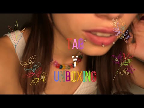 ASMR #Tag1objeto7sonidos UNBOXING🧚🏼‍♀️ || vsm ASMR