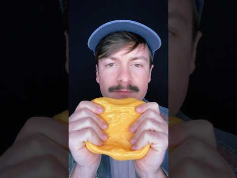 Mac and cheese slime #asmr #asmrshorts #shorts #raeasmr #crazslimy #macandcheese #slime #slimeasmr