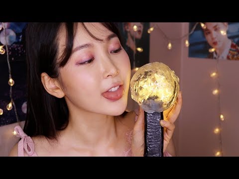 ASMR 먹는 응원봉~💜방탄 아미밤 EDIBLE BTS ARMY BOMB LIGHT STICK 食用ライトスティック 食用光棒