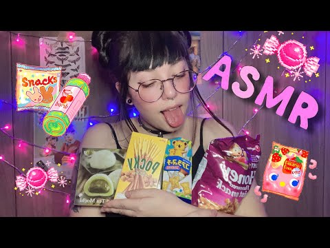 ASMR EXPERIMENTANDO DOCINHOS ASIÁTICOS | 🍬🍥🍤