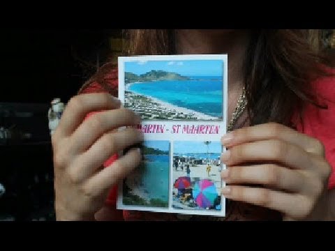 ASMR/Whisper - St. Martin Vacation Show and Tell (Tapping, Scratching whisper ramble)