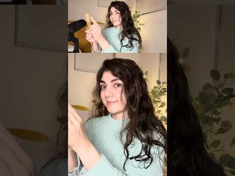 Surprisingly satisfying sound🤩 #asmr #asmrsounds #asmrvideo #asmrcommunity #hair #hairstyle #relax