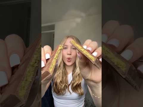 Eating Dubai chocolate from Lidl