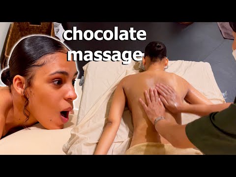 ASMR: Relaxing THAI CHOCOLATE FULL BODY MASSAGE with HERBAL WRAP!