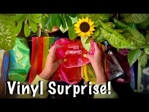 ASMR Vinyl Surprise! (No talking Version) Vinyl bag rummage & extra special sounds!