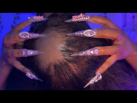 Fast & Aggressive Deep Head Scratching ASMR 💆‍♀️ Intense Hair Play & Scalp Tingling