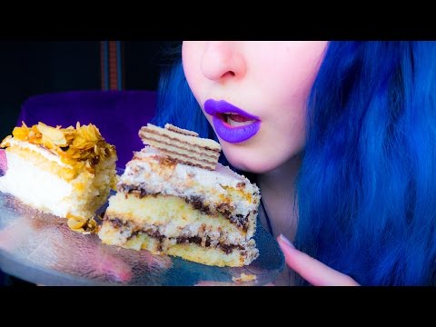 ASMR: Bee Sting & "Manner" - Cake Party! 5000 subs ~ Relaxing Eating Sounds [No Talking | Vegan] 😻