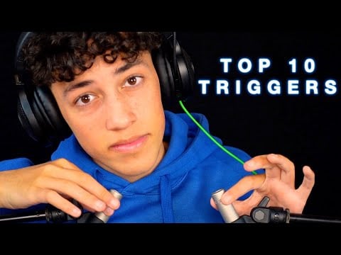 ASMR TOP 10 Triggers to fall Asleep